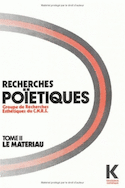 Recherches poïétiques, t. 02